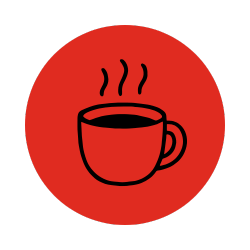 Workplace coffee service symbol