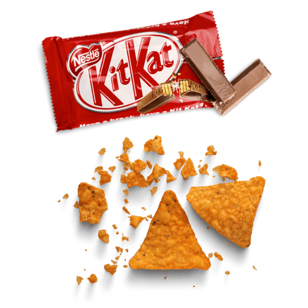 Man selecting item from vending machine